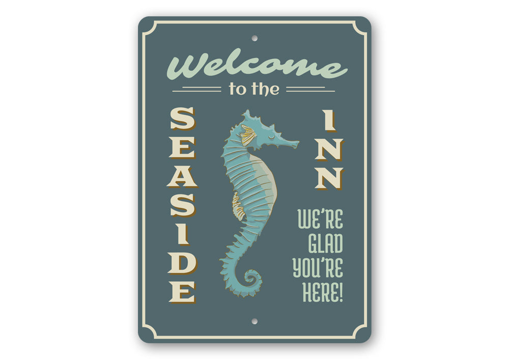 Seaside Inn Welcome Sign