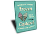 Finest Frozen Custard Sign