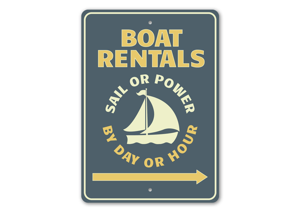 Marina Rentals Sign