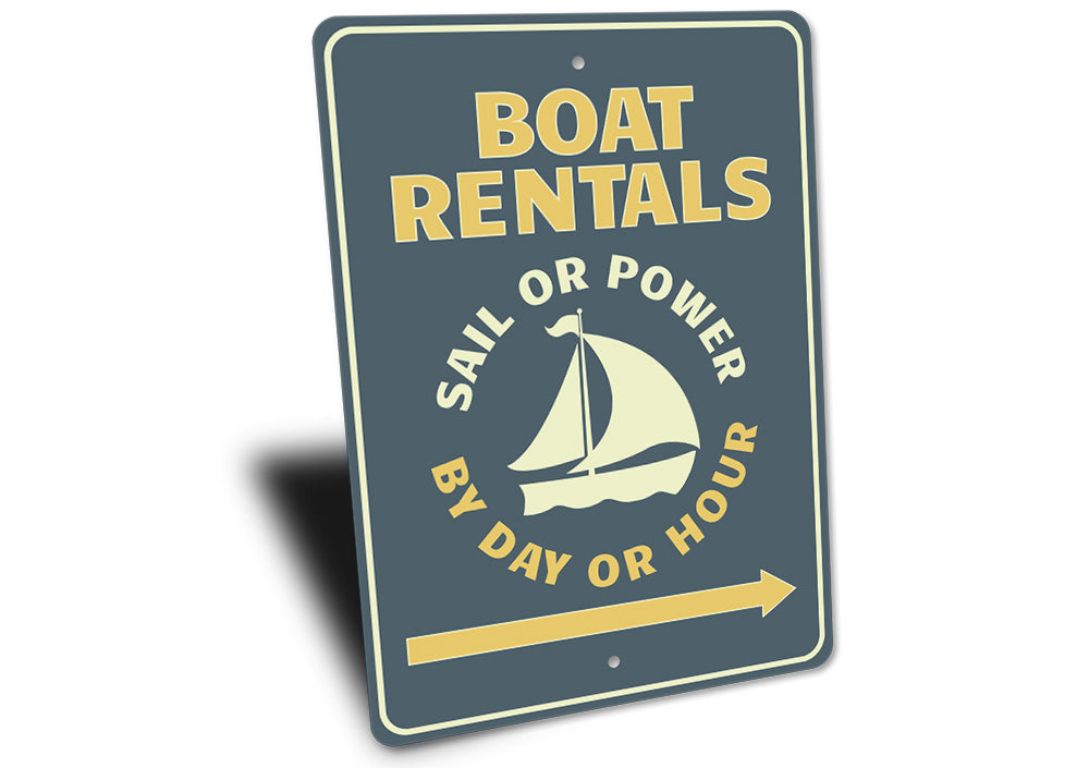 Marina Rentals Sign