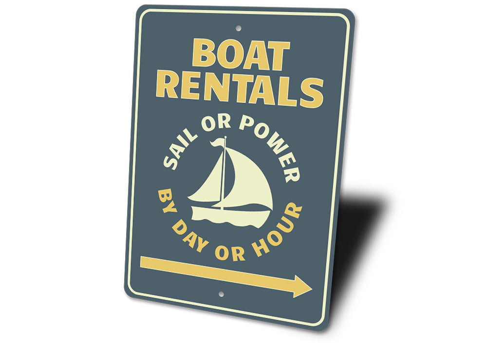 Marina Rentals Sign