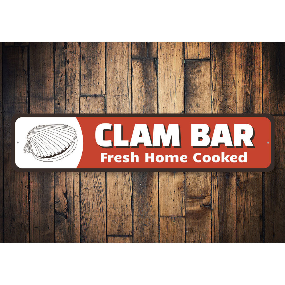 Clam Bar Sign Aluminum Sign