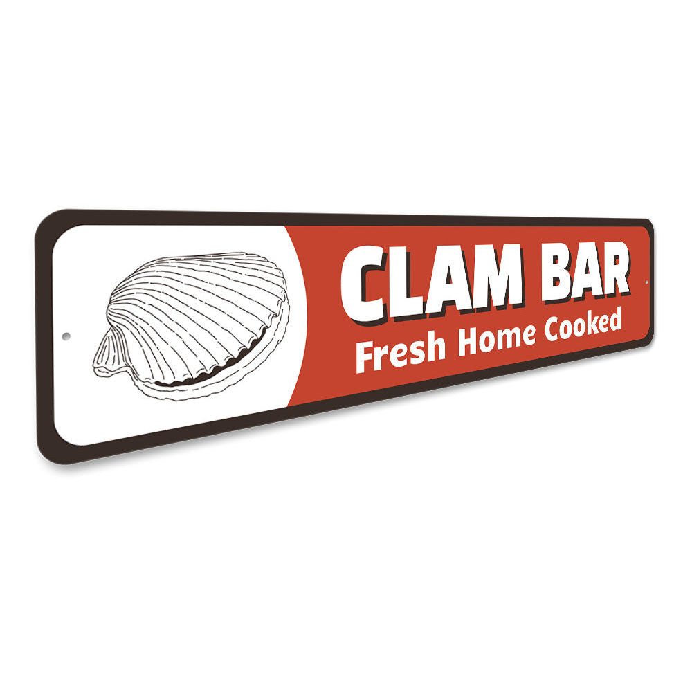 Clam Bar Sign Aluminum Sign