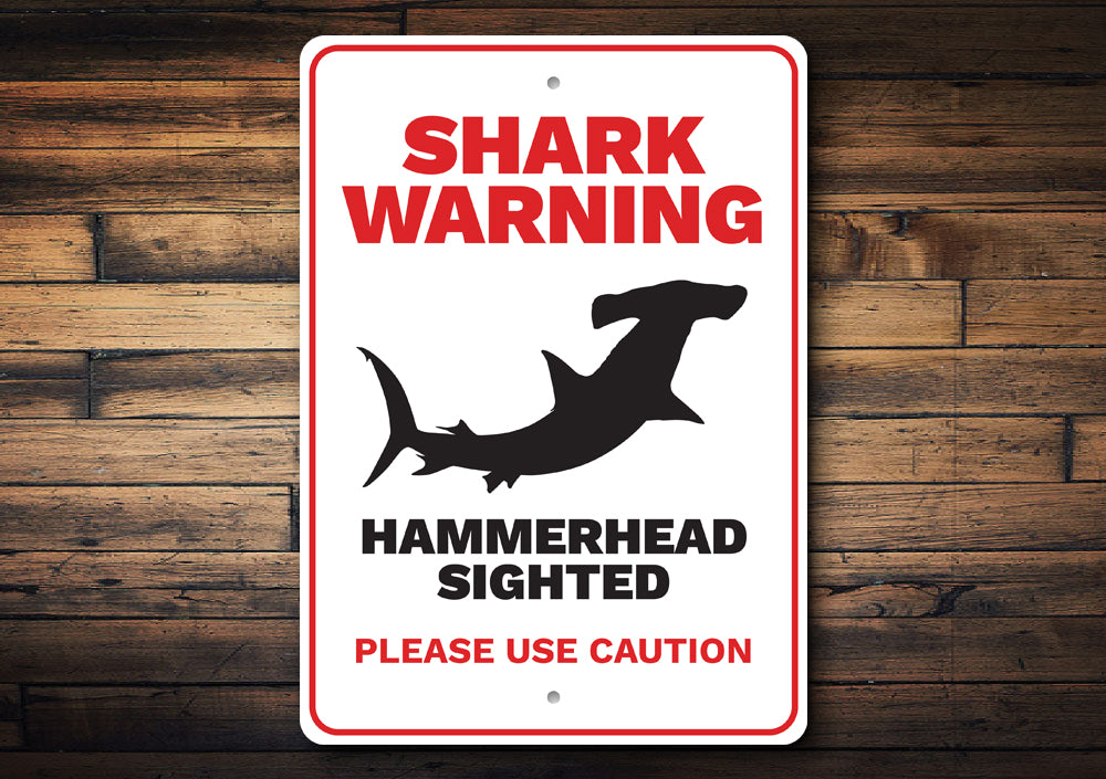 Hammerhead Shark Sign