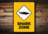 Shark Zone Sign