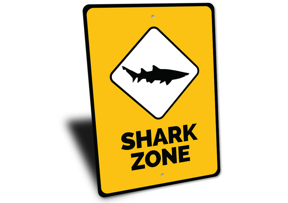 Shark Zone Sign