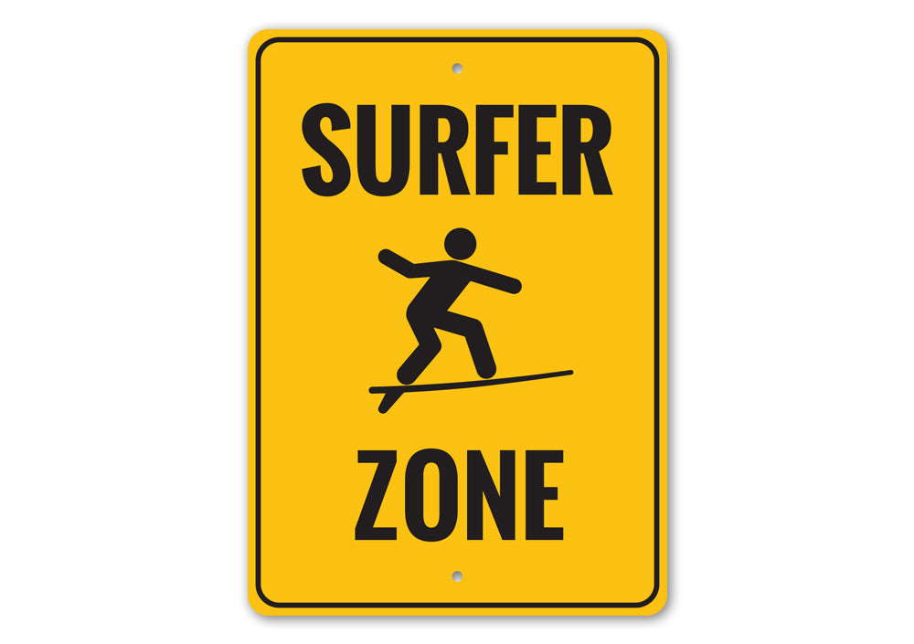 Surfer Zone Sign