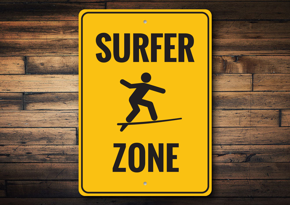 Surfer Zone Sign