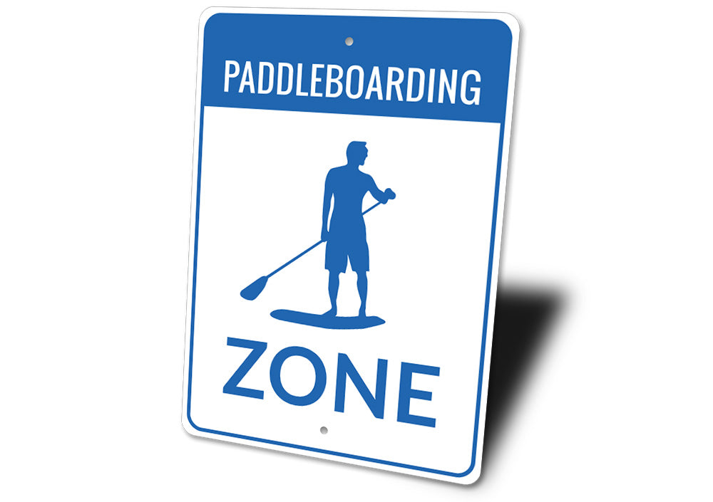 Paddleboarding Zone Sign