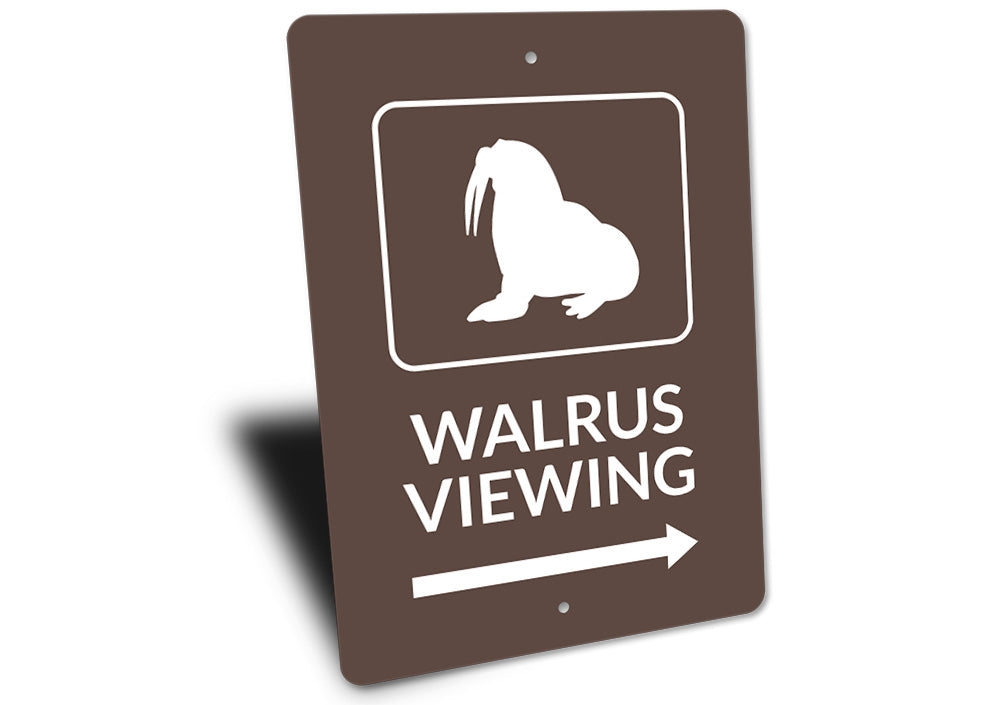 Walrus Viewing Sign