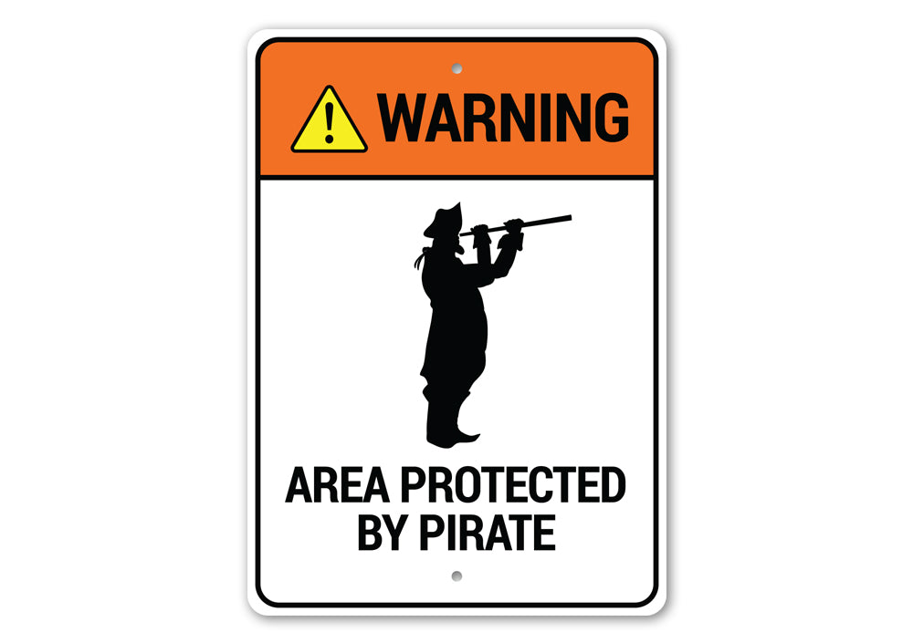 Pirate Warning Sign