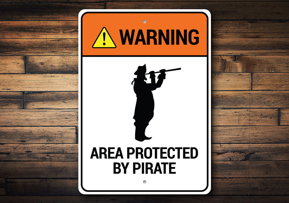 Pirate Warning Sign