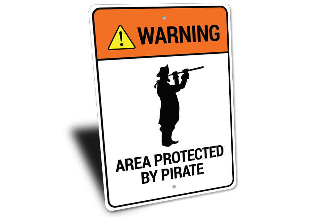 Pirate Warning Sign