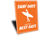 Surf Days are the Best Days Sign