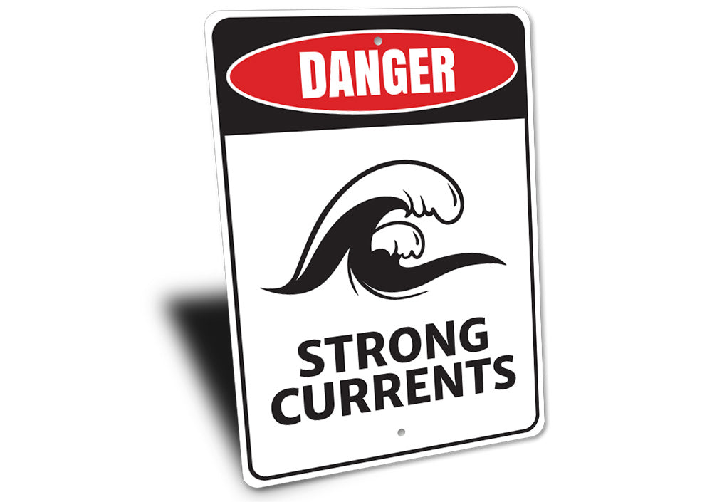 Strong Currents Danger Sign