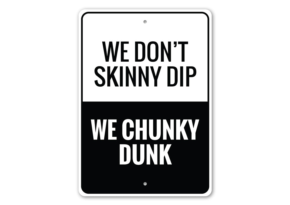 Skinny Dipping Sign