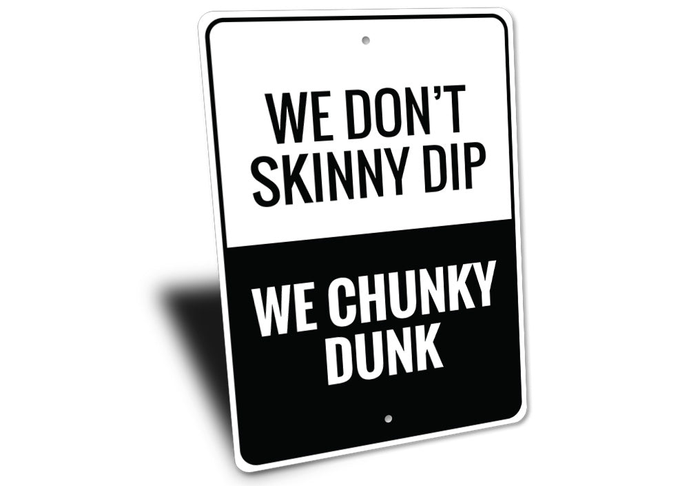 Skinny Dipping Sign