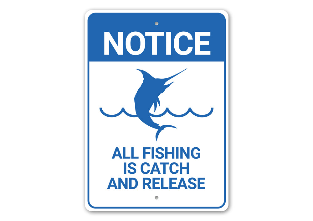 Notice Fishing Sign – Lizton Sign Shop