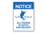 Notice Fishing Sign