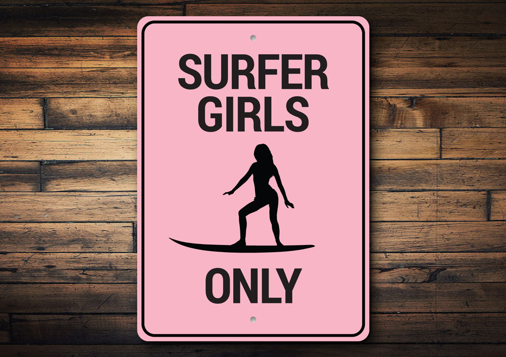 Surfer Girl Power Sign