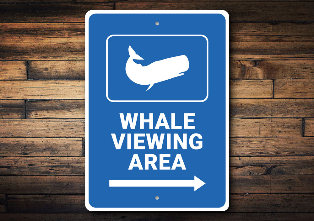 Whale Viewing Area Sign