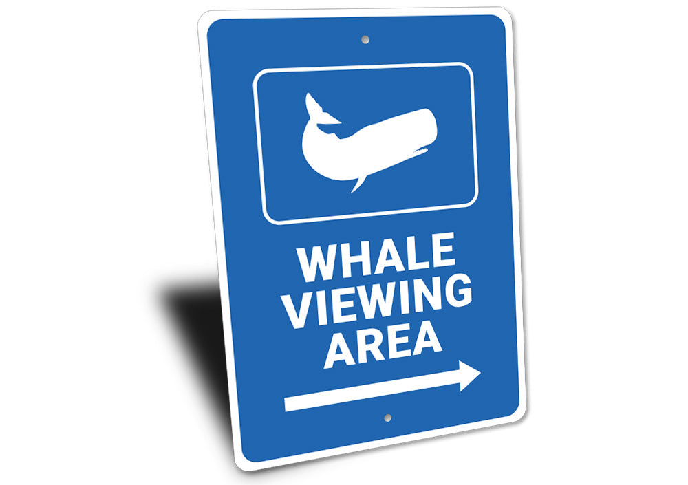 Whale Viewing Area Sign