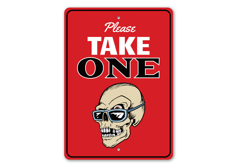 Please Take One Halloween Sign