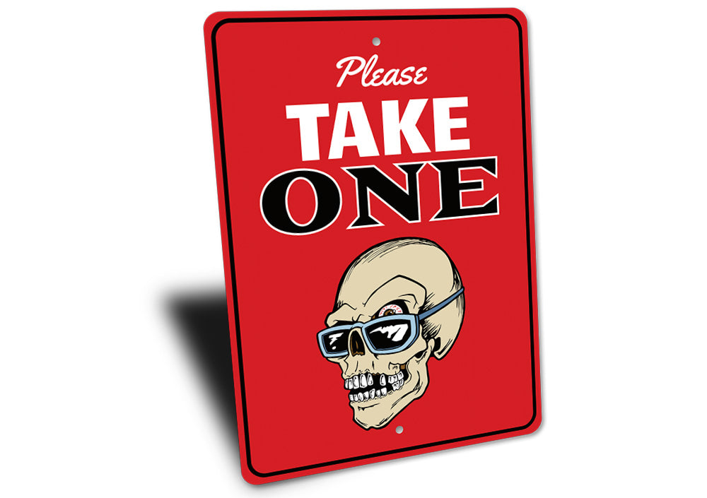 Please Take One Halloween Sign