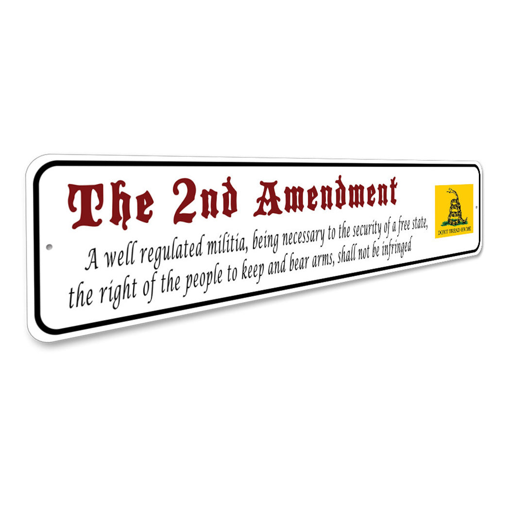 2nd Amendment Sign – Lizton Sign Shop