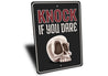 Knock if You Dare Sign