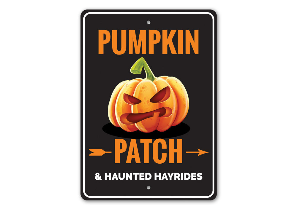 Pumpkin Patch Jack O Lantern Sign