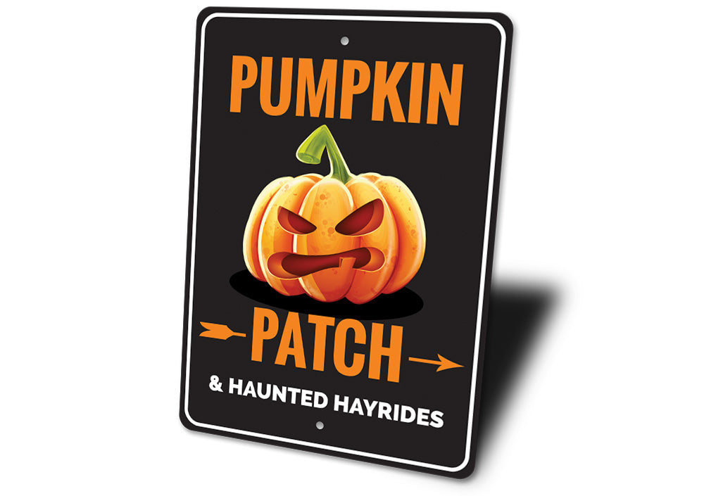 Pumpkin Patch Jack O Lantern Sign