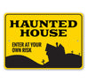 Enter Haunted House Sign