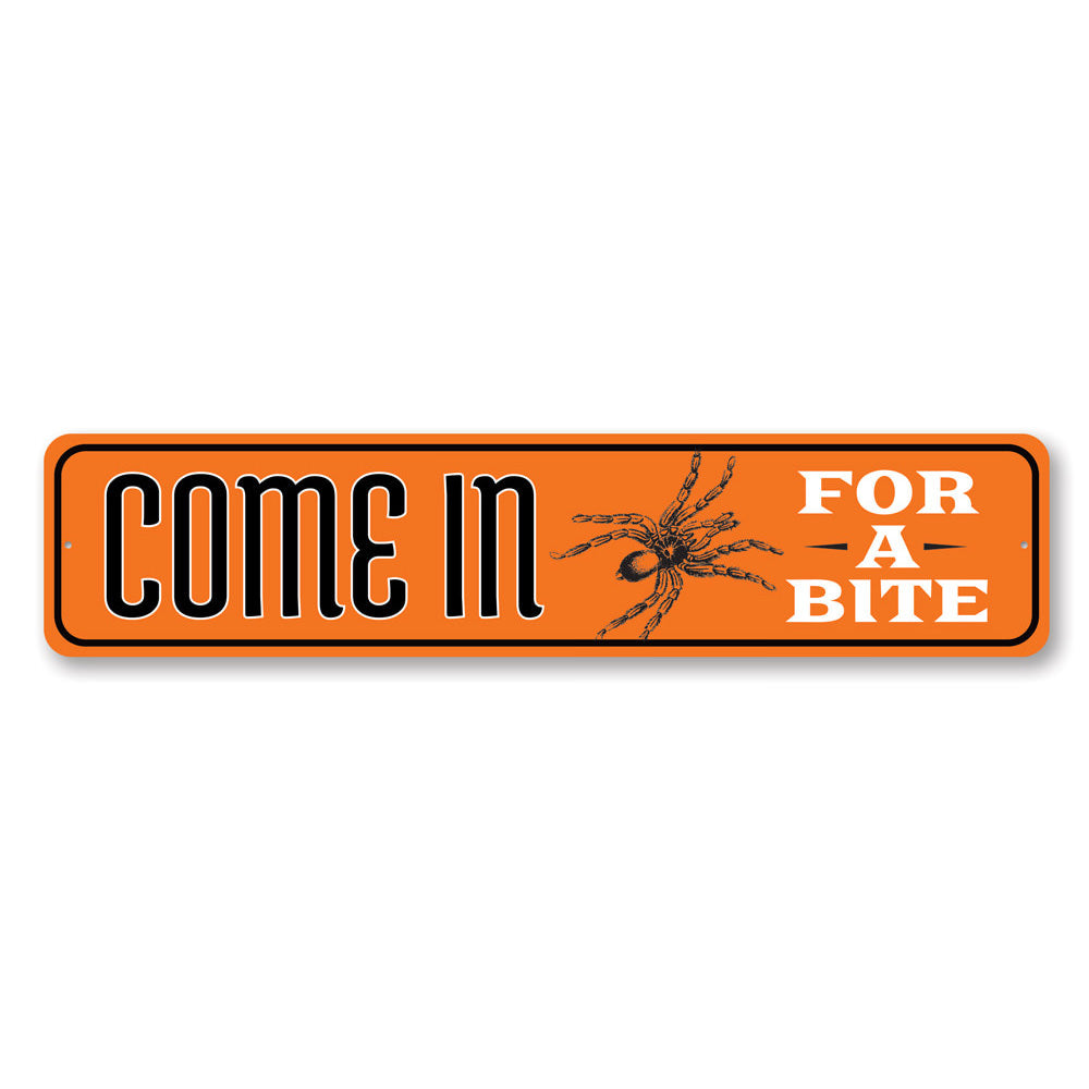 Spider Welcome Sign Aluminum Sign