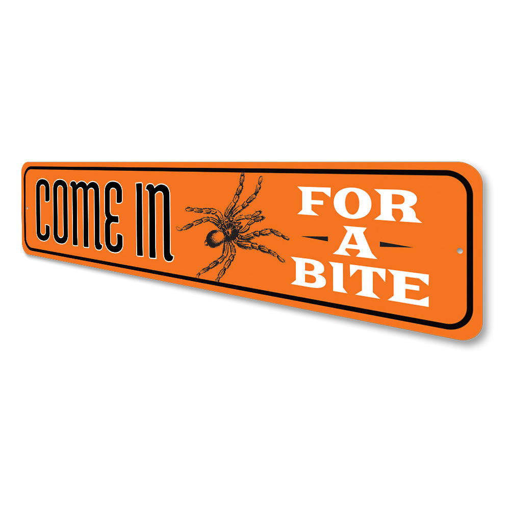 Spider Welcome Sign Aluminum Sign