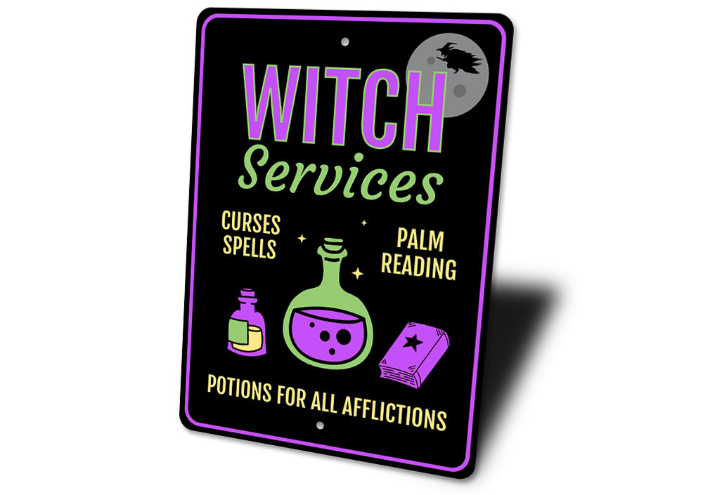 Witch Services Sign