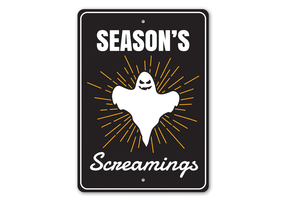 Season's Screamings Sign