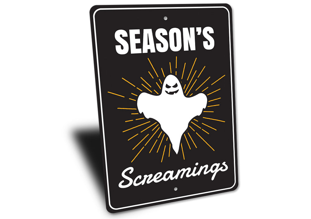 Season's Screamings Sign