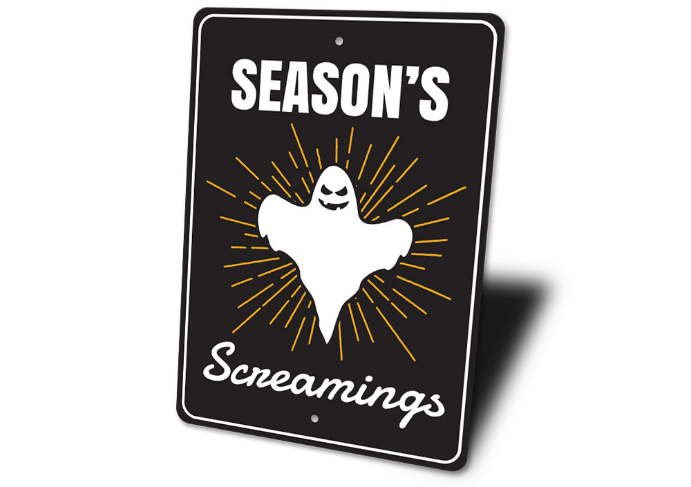 Season's Screamings Sign