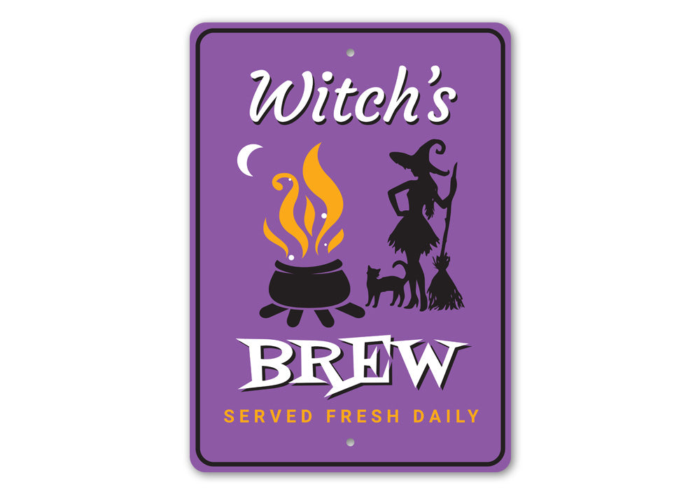 Witch's Brew Sign