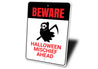 Beware Grim Reaper Sign