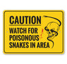 Poisonous Snakes Sign