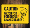 Poisonous Snakes Sign