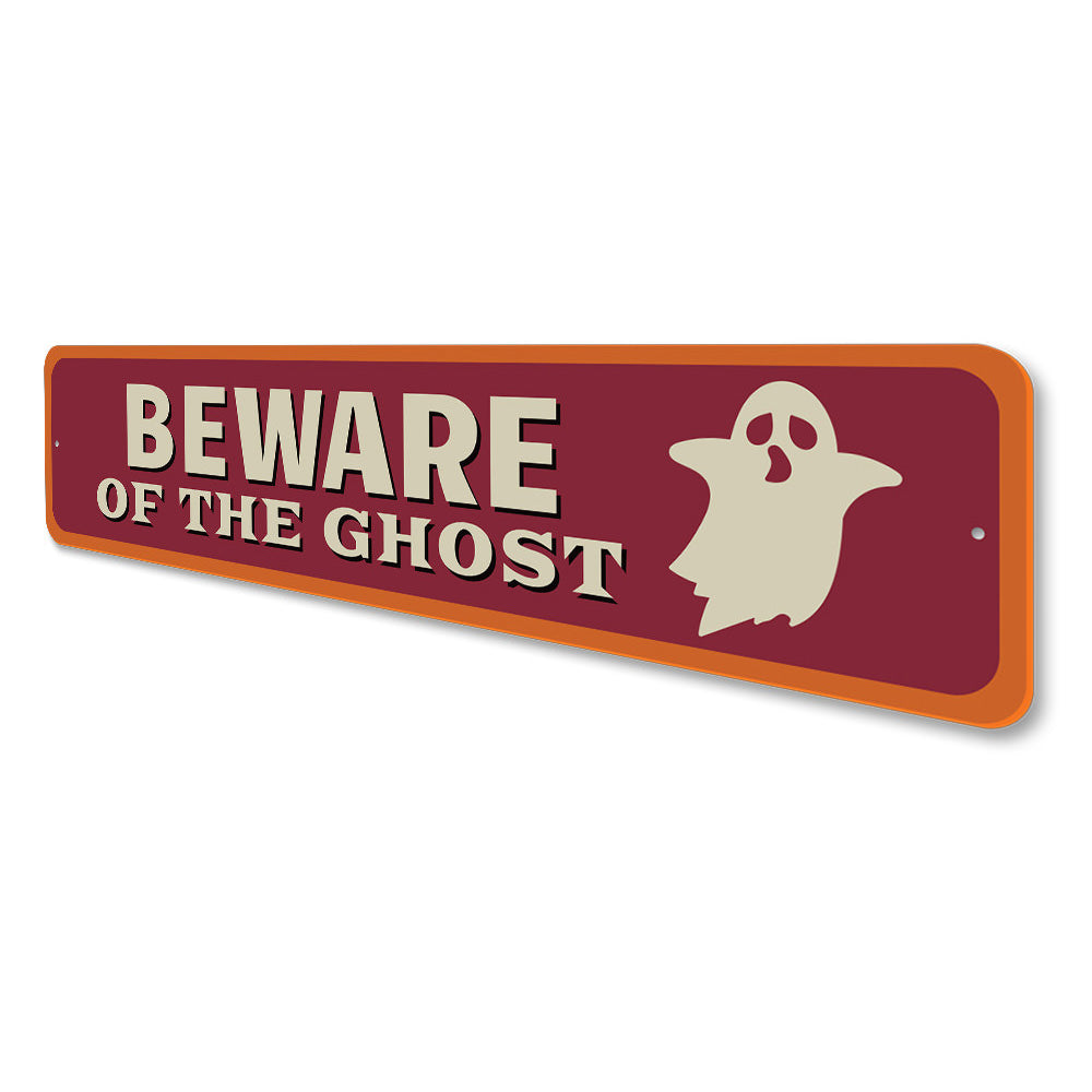 Ghost Halloween Sign Aluminum Sign