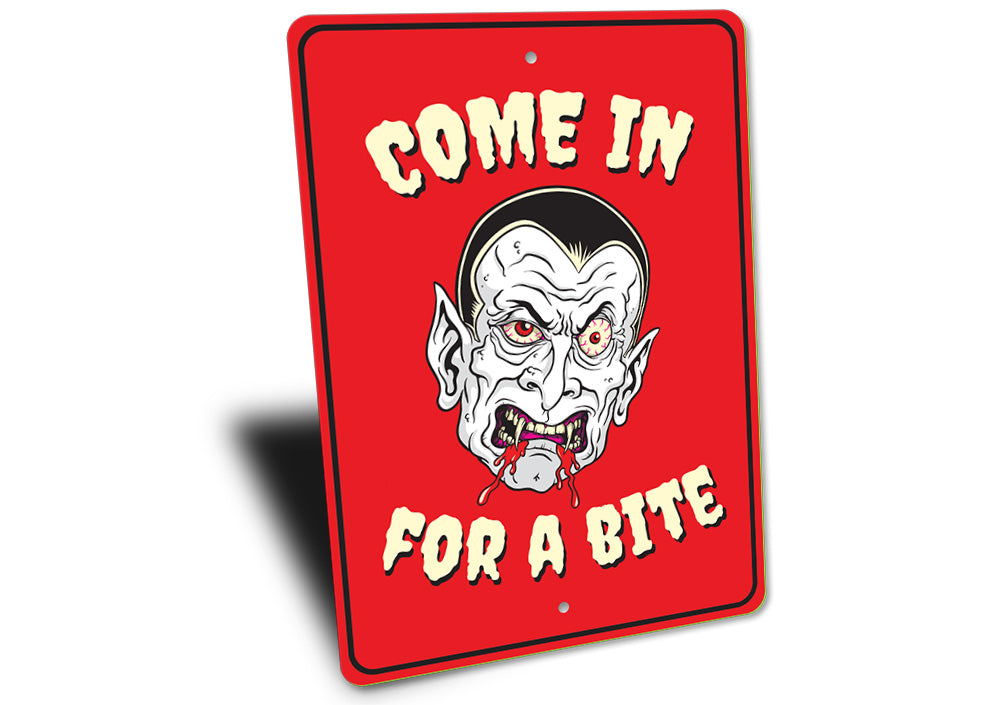 Vampire Halloween Sign