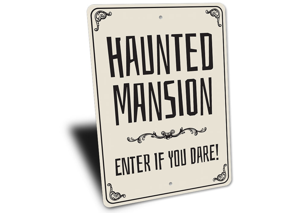 Haunted Mansion Entrance Sign