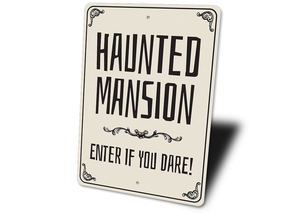 Haunted Mansion Entrance Sign