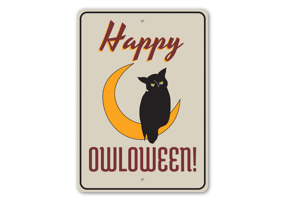 Happy Owloween Sign