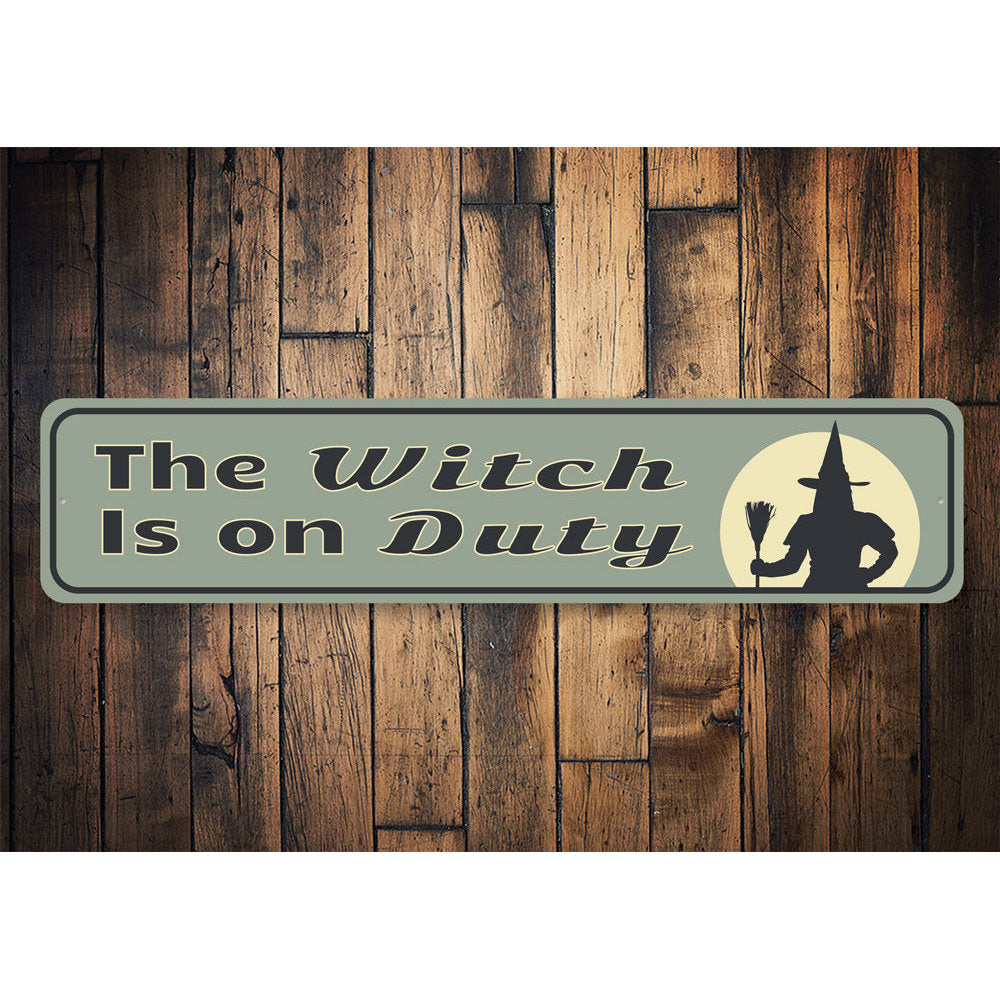 Wicked Witch Sign Aluminum Sign