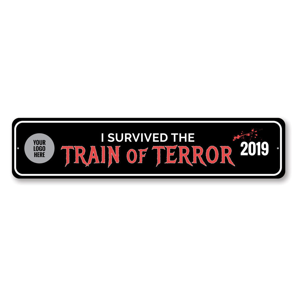 Train of Terror Sign Aluminum Sign